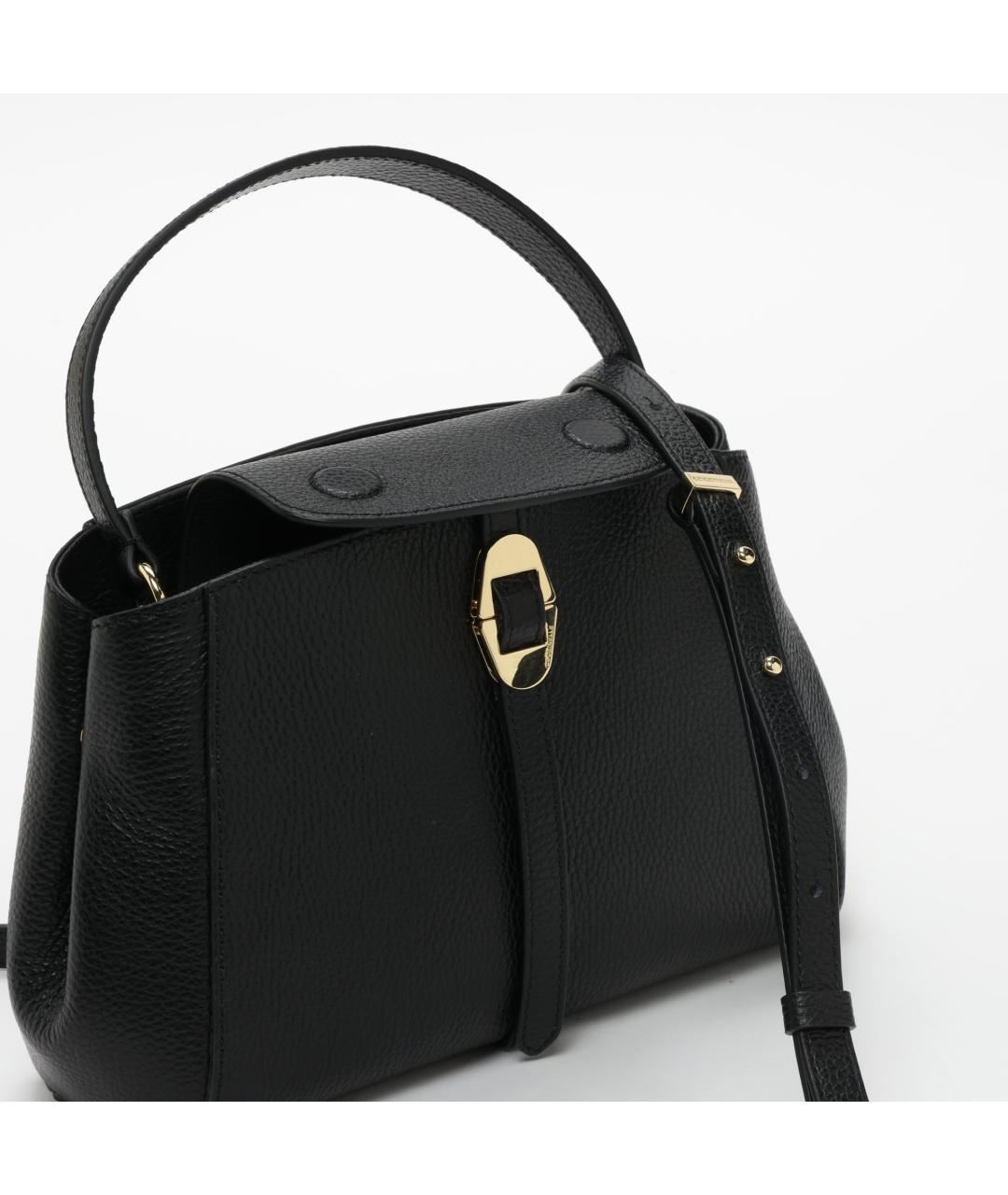 COCCINELLE Черная кожаная сумка через плечо, фото 4