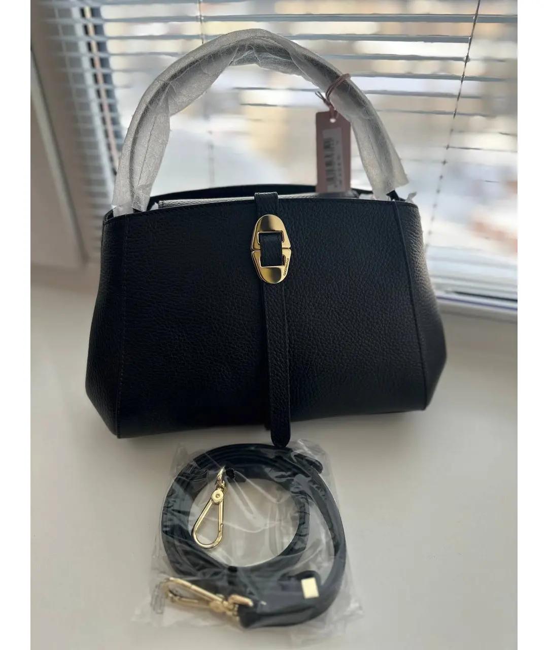 COCCINELLE Черная кожаная сумка через плечо, фото 6