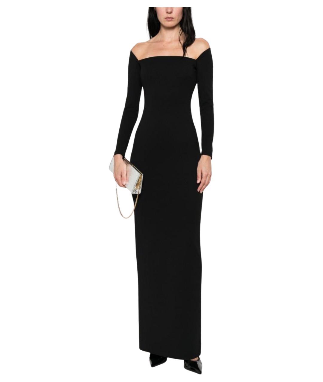 SOLACE LONDON Черное вечернее платье, фото 1