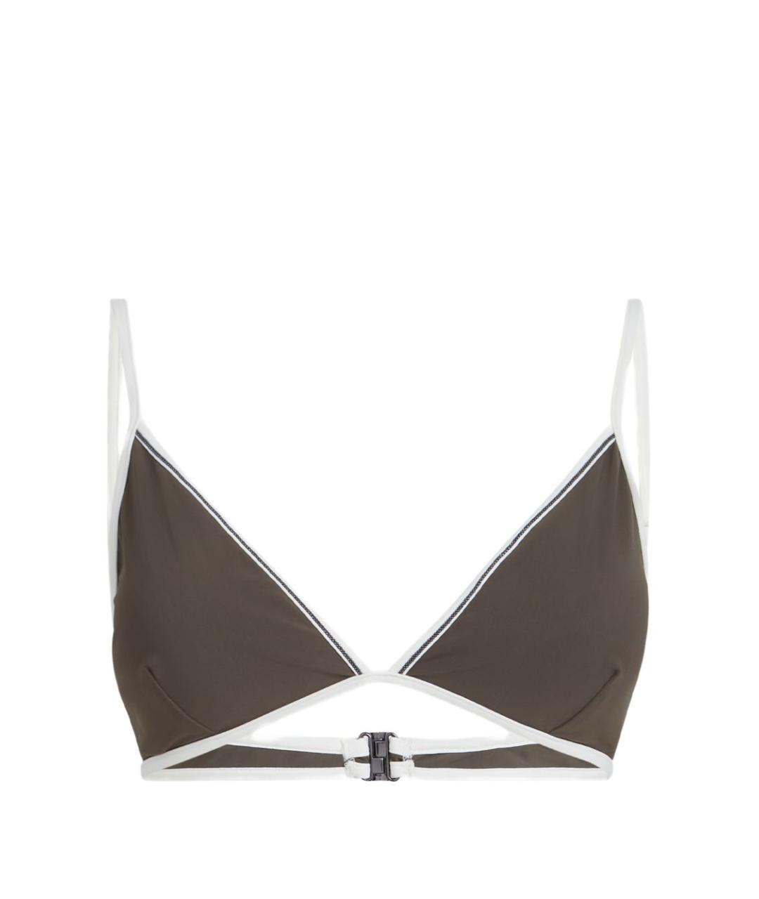 BRUNELLO CUCINELLI Зеленый полиамидовый купальник, фото 1