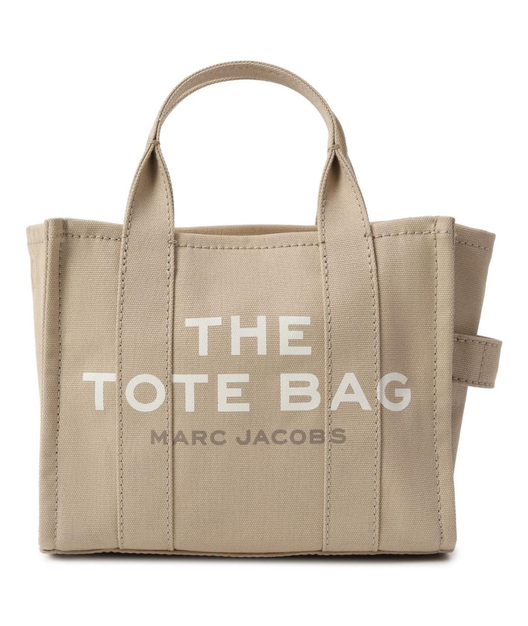 MARC JACOBS Бежевая тканевая сумка тоут, фото 1