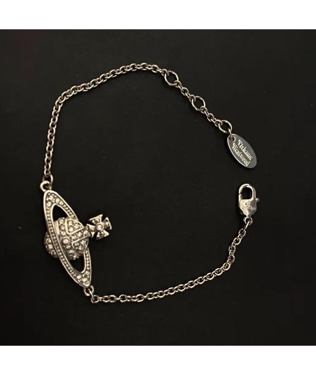 VIVIENNE WESTWOOD Серебрянный латунный браслет, фото 4