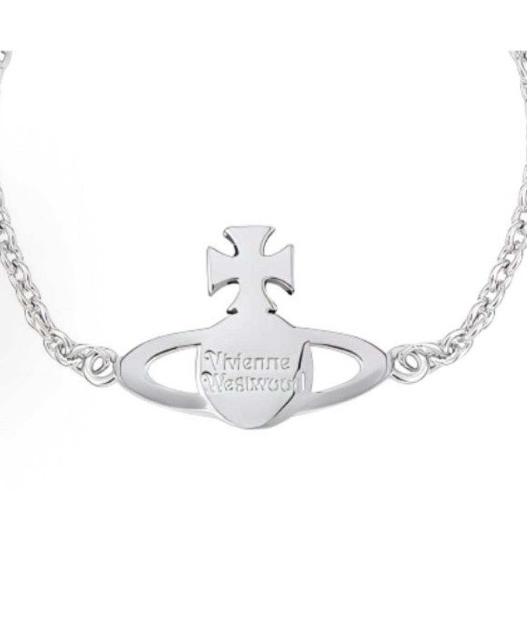 VIVIENNE WESTWOOD Серебрянный латунный браслет, фото 2