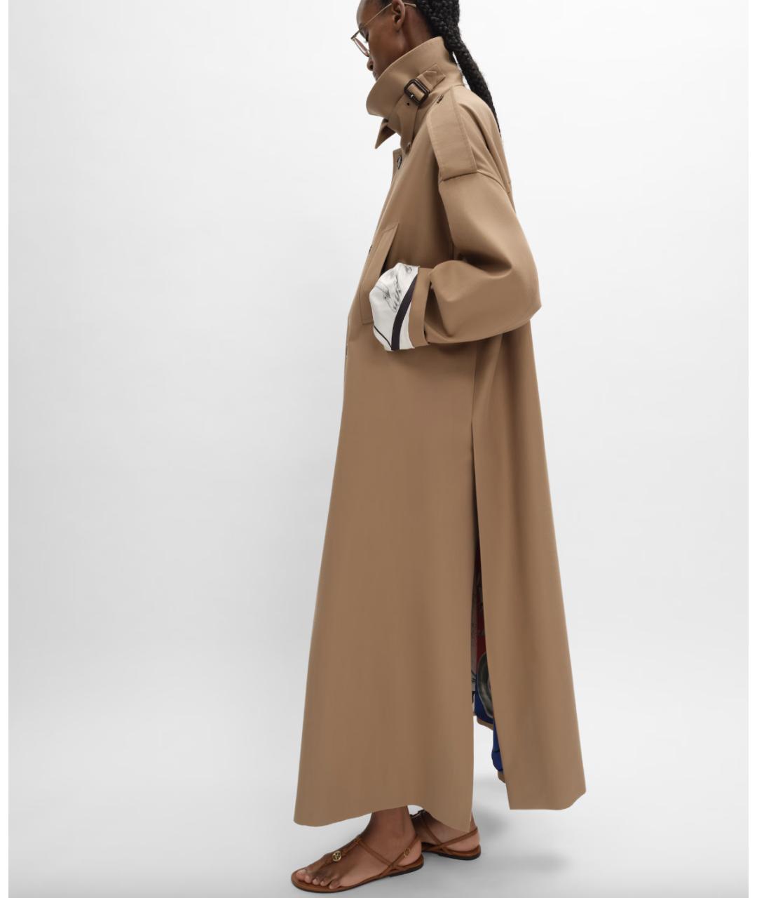 CELINE Бежевое шерстяное пальто, фото 3