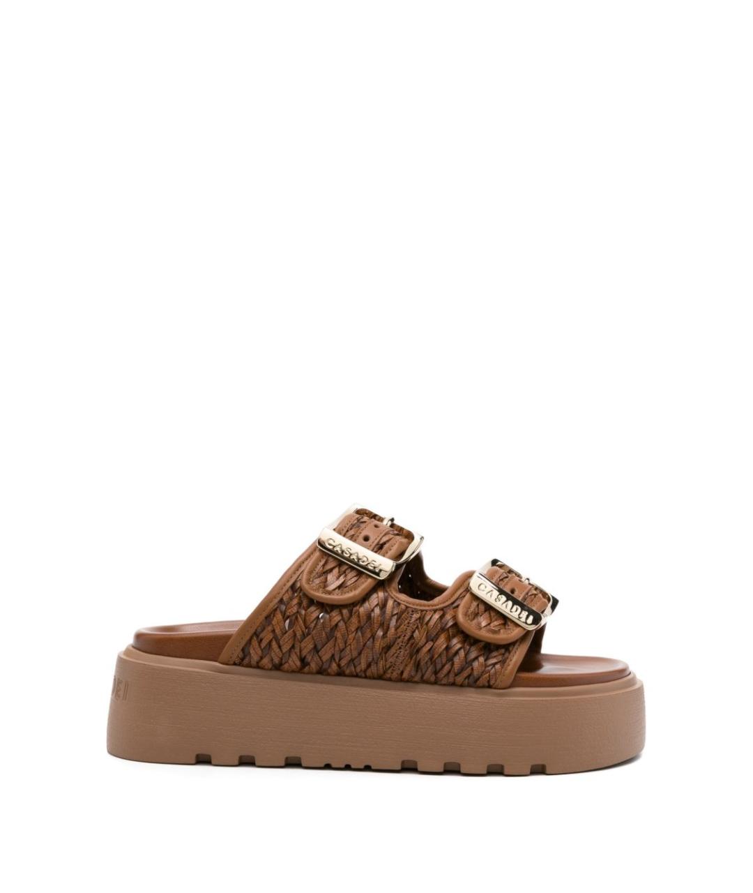 CASADEI Коричневые сандалии, фото 1