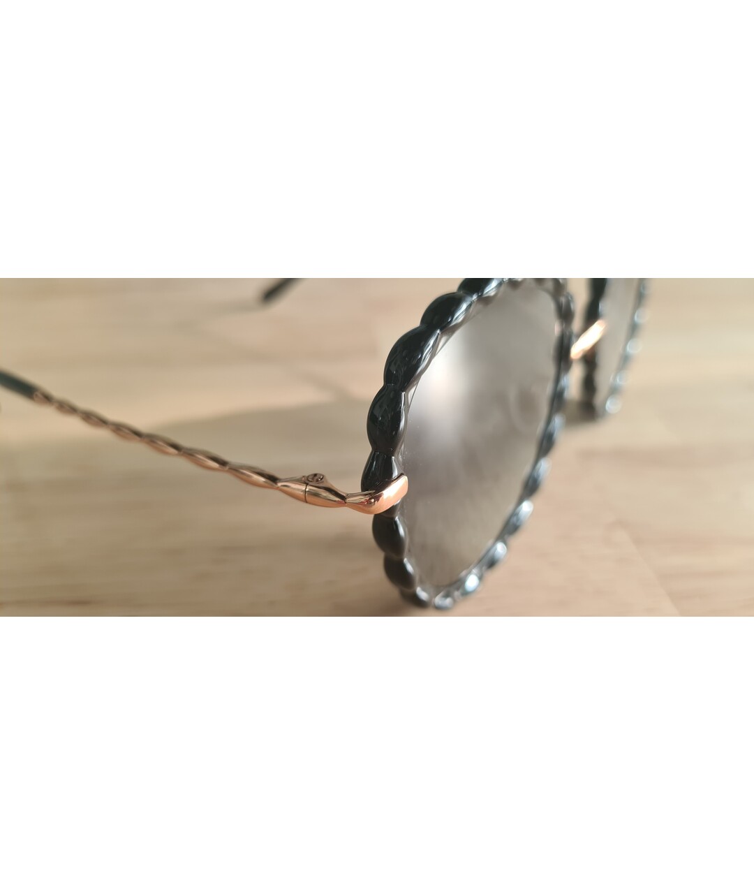 ELIE SAAB Мульти металлические солнцезащитные очки, фото 3