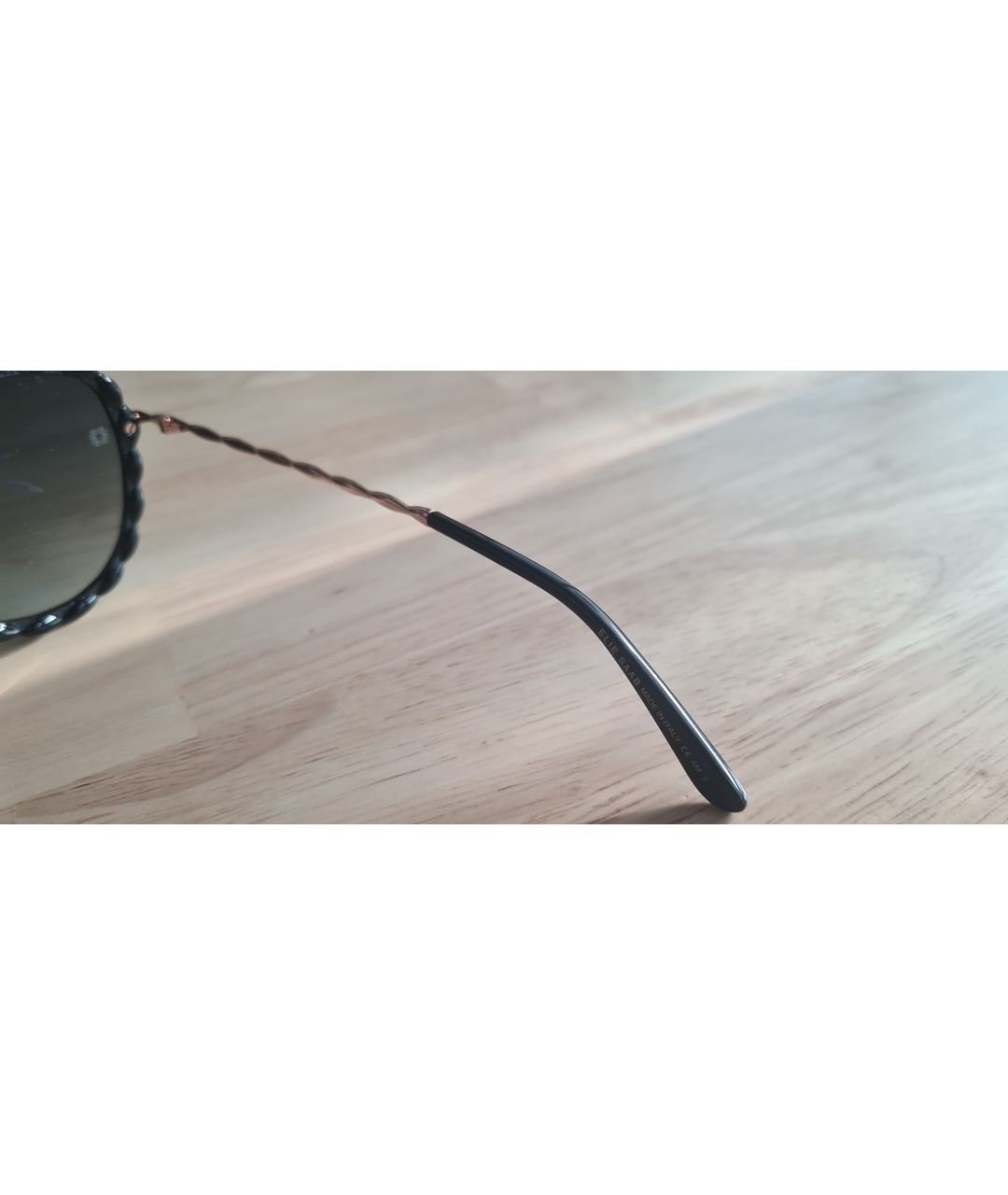 ELIE SAAB Мульти металлические солнцезащитные очки, фото 6