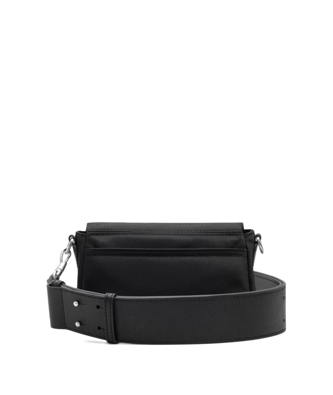 Ami Paris Черная синтетическая сумка на плечо, фото 4