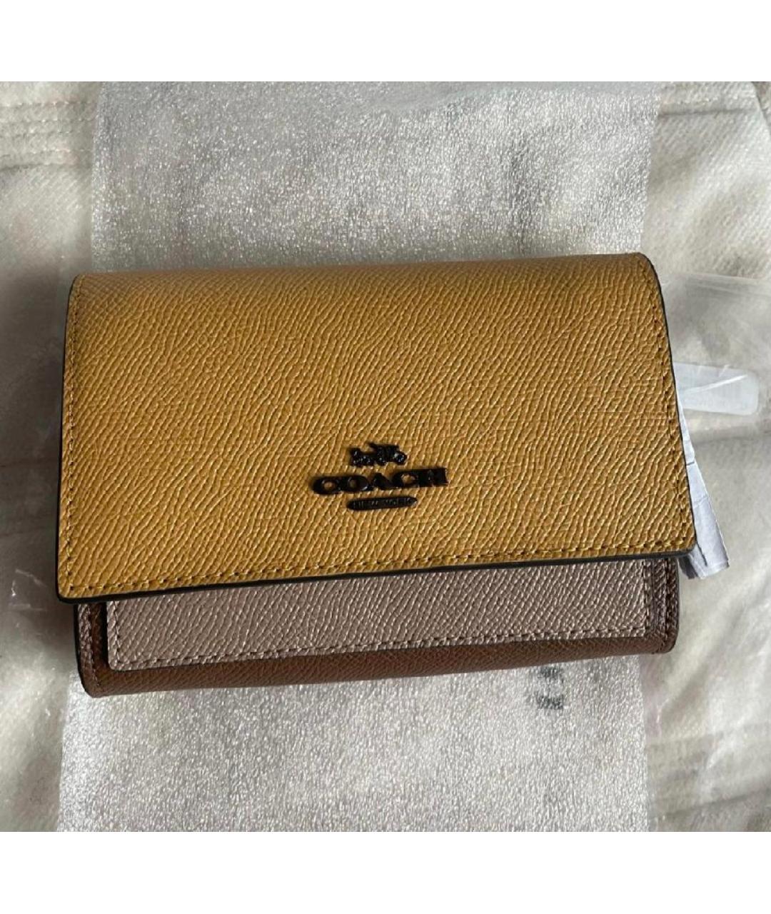 COACH Мульти кожаный кошелек, фото 9