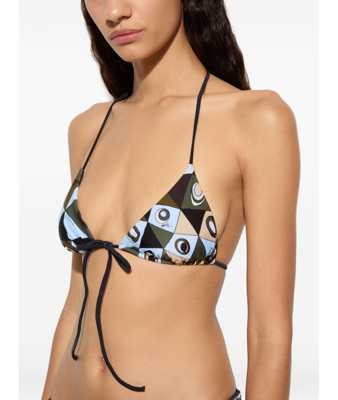 PUCCI Синий полиамидовый купальник, фото 3