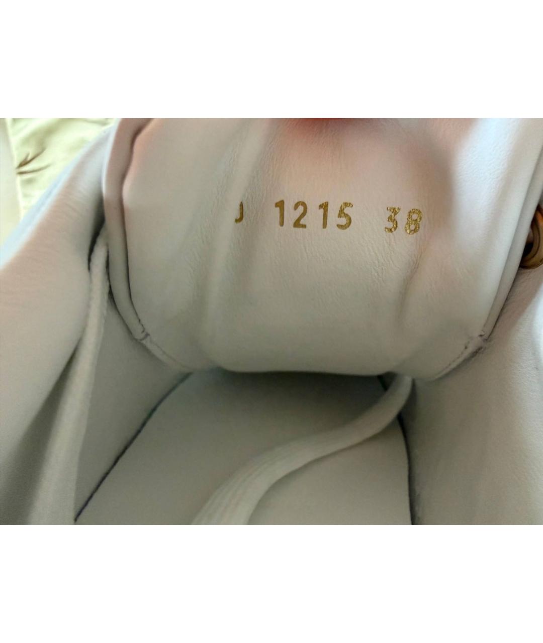 LOUIS VUITTON Белые кожаные кеды, фото 5