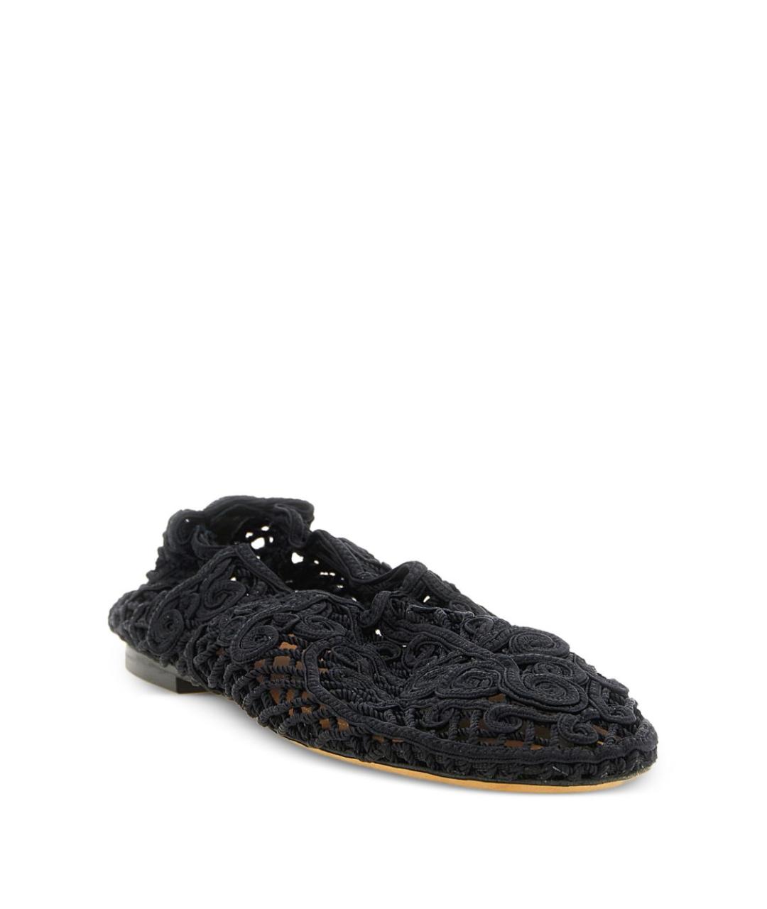 Odissì Черные синтетические балетки, фото 3