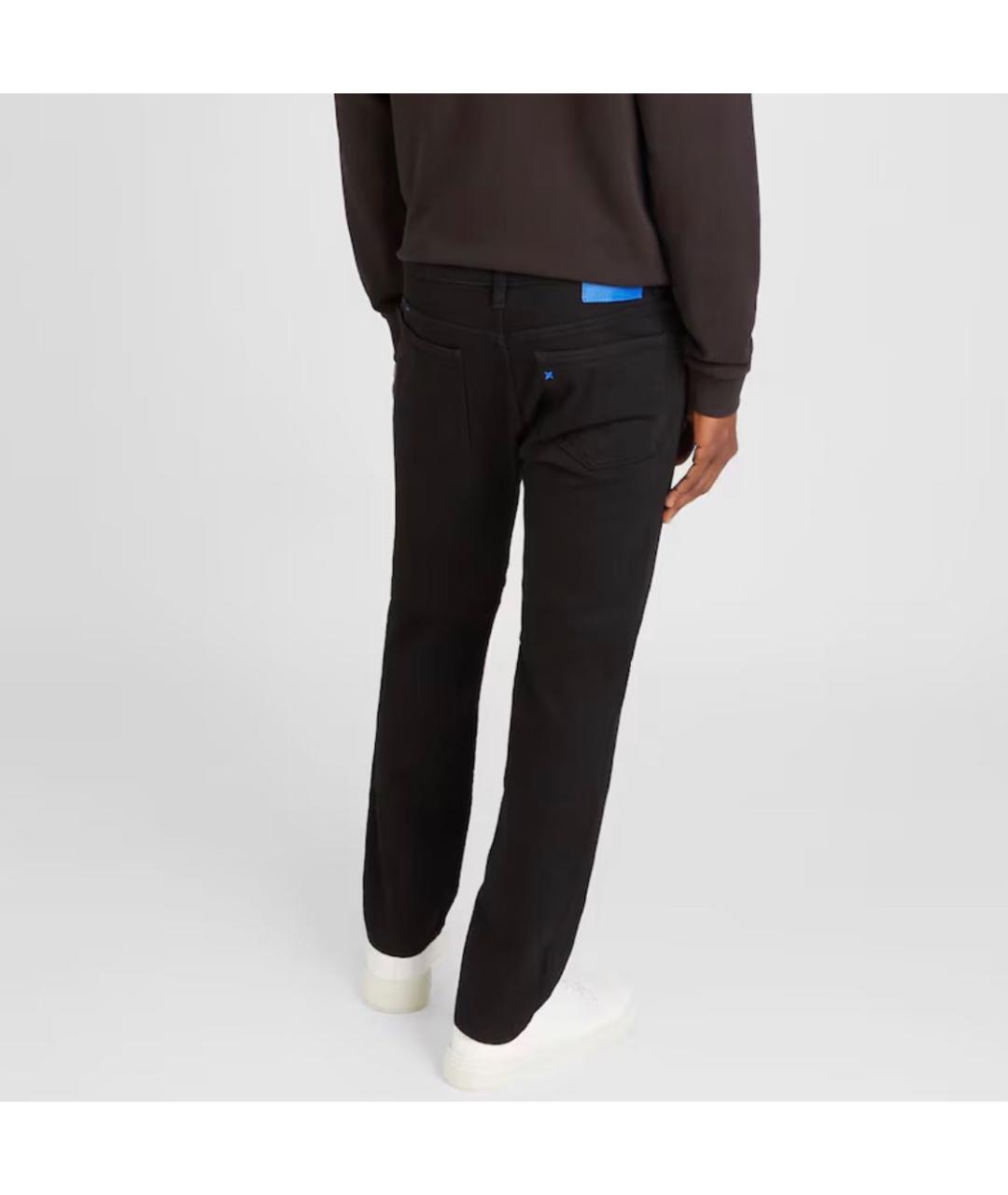 HUGO BOSS Черные хлопко-эластановые джинсы скинни, фото 2