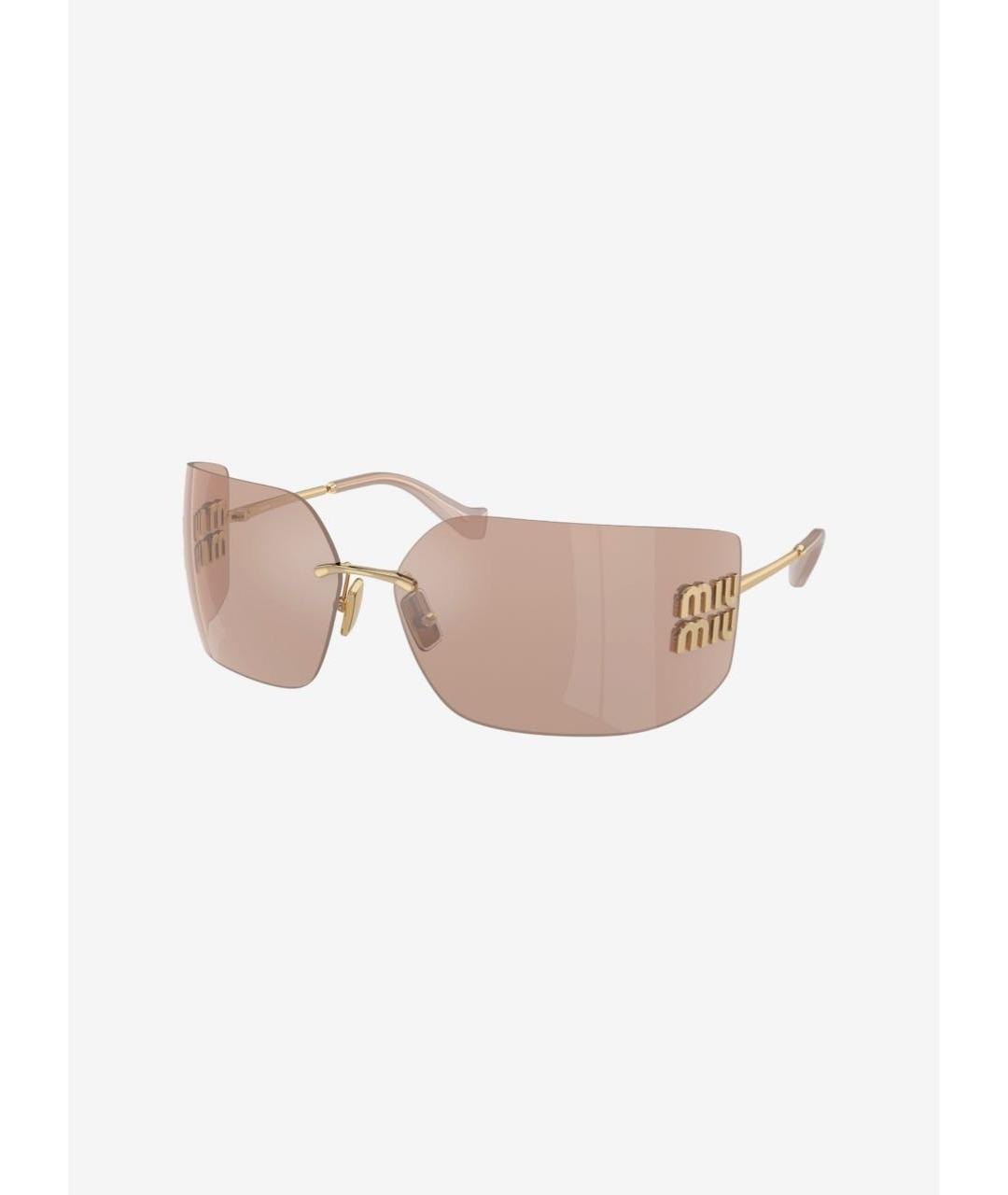 MIU MIU Мульти металлические солнцезащитные очки, фото 6