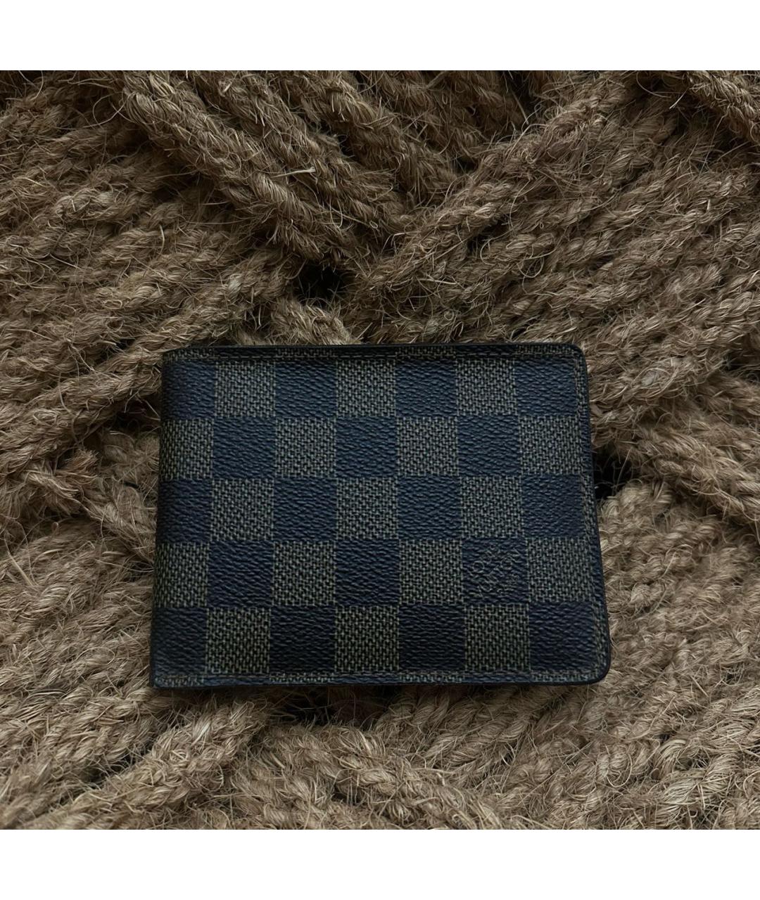 LOUIS VUITTON Коричневый кошелек, фото 6