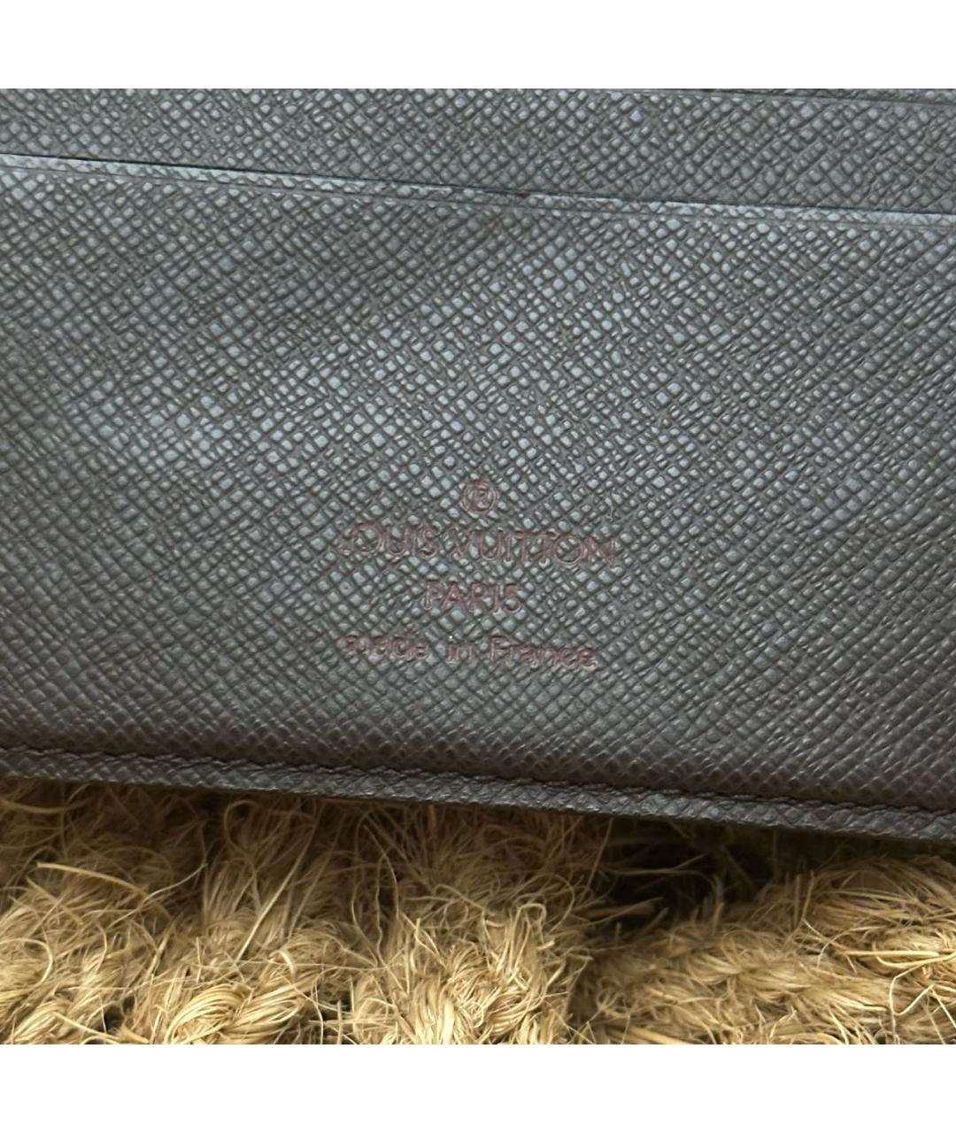 LOUIS VUITTON Коричневый кошелек, фото 5