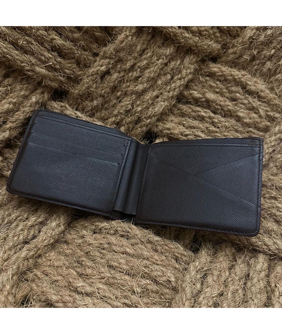 LOUIS VUITTON Коричневый кошелек, фото 4