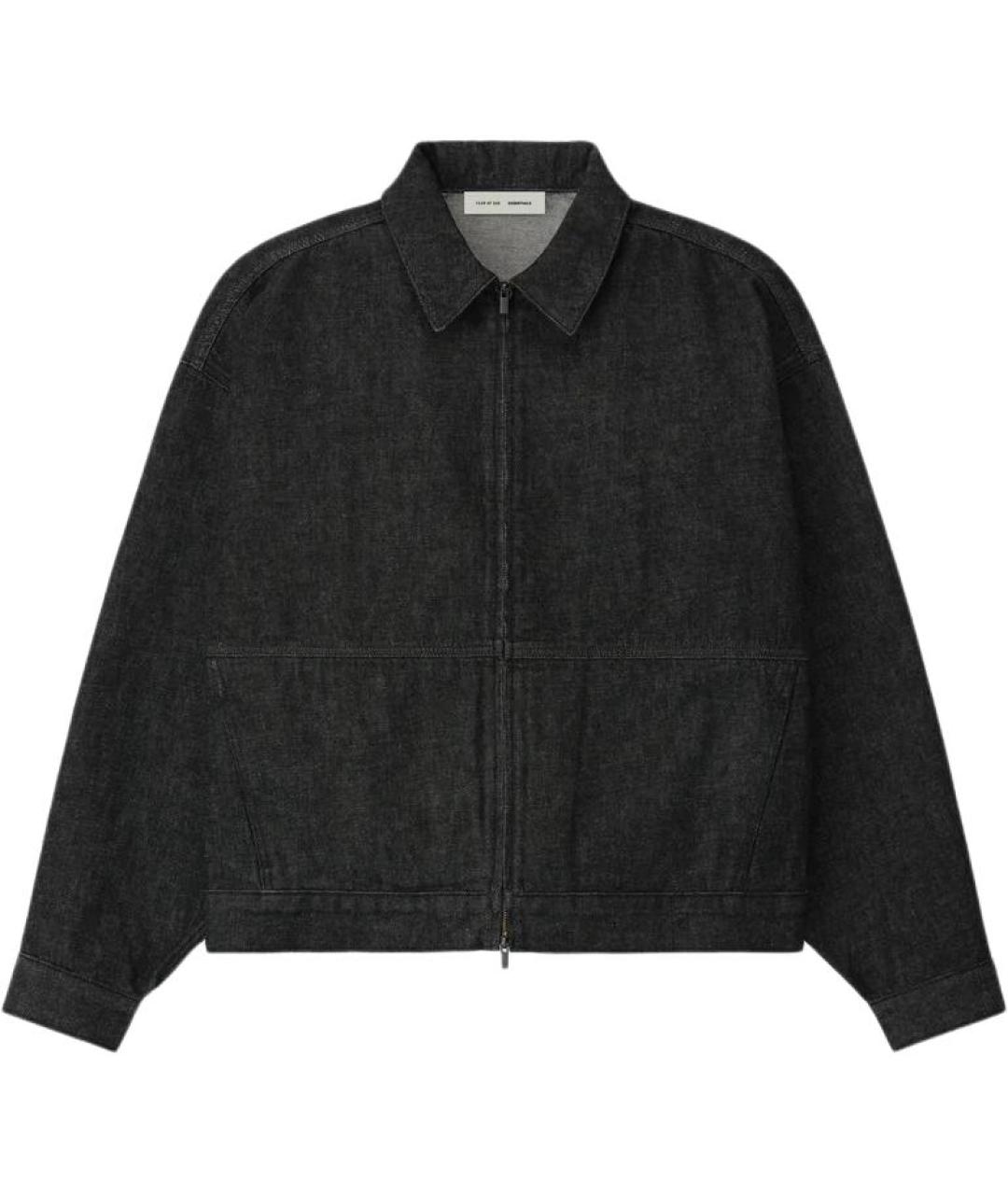 FEAR OF GOD ESSENTIALS Черная деним куртка, фото 1