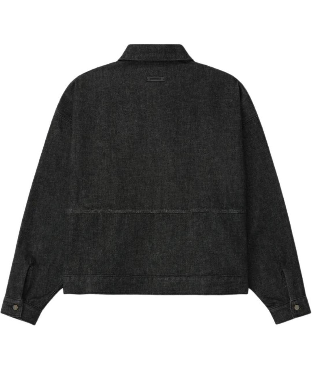 FEAR OF GOD ESSENTIALS Черная деним куртка, фото 2