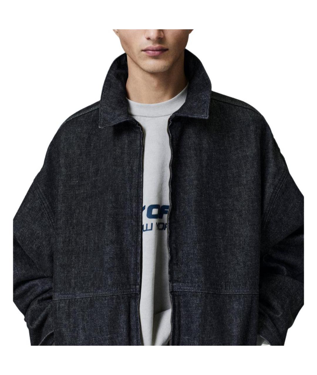 FEAR OF GOD ESSENTIALS Черная деним куртка, фото 4