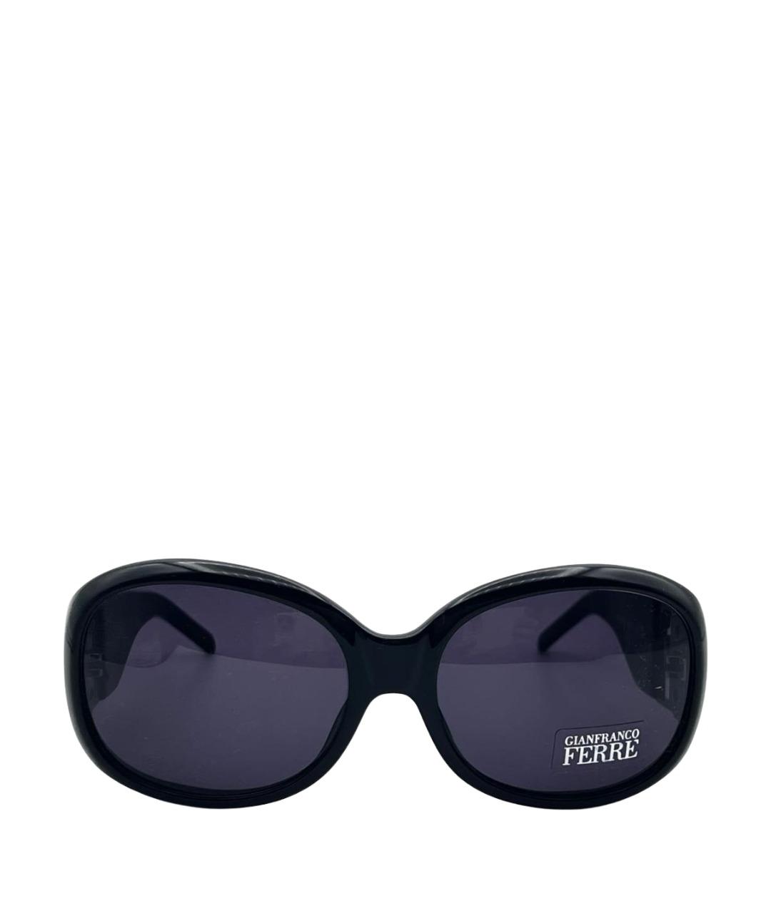 ALBERTA FERRETTI Черные пластиковые солнцезащитные очки, фото 1