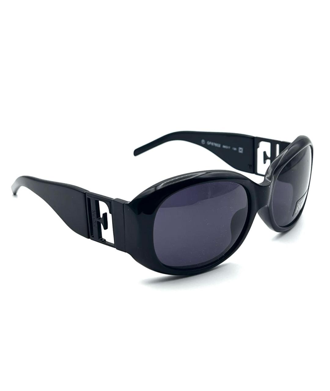 ALBERTA FERRETTI Черные пластиковые солнцезащитные очки, фото 3