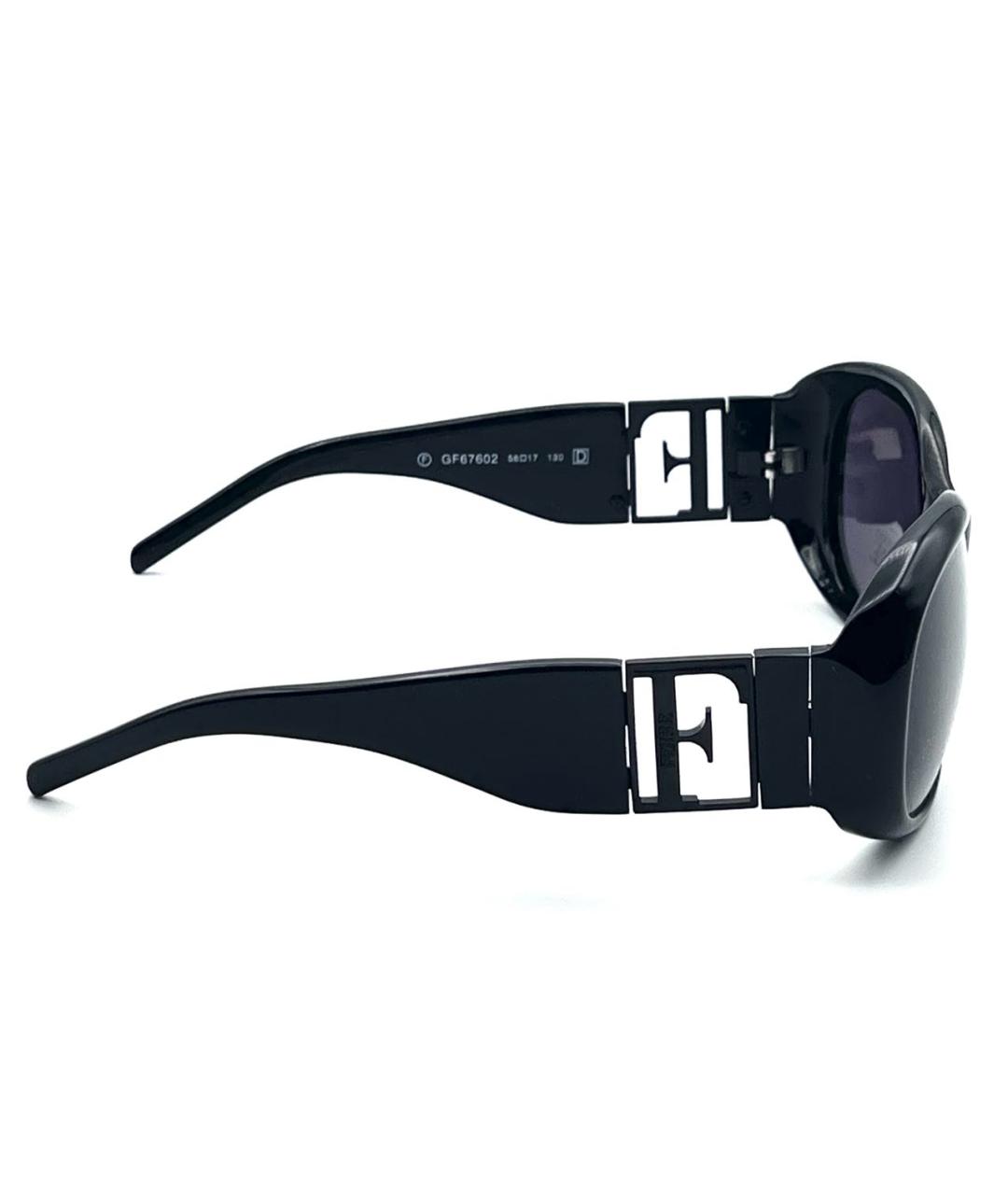 ALBERTA FERRETTI Черные пластиковые солнцезащитные очки, фото 5