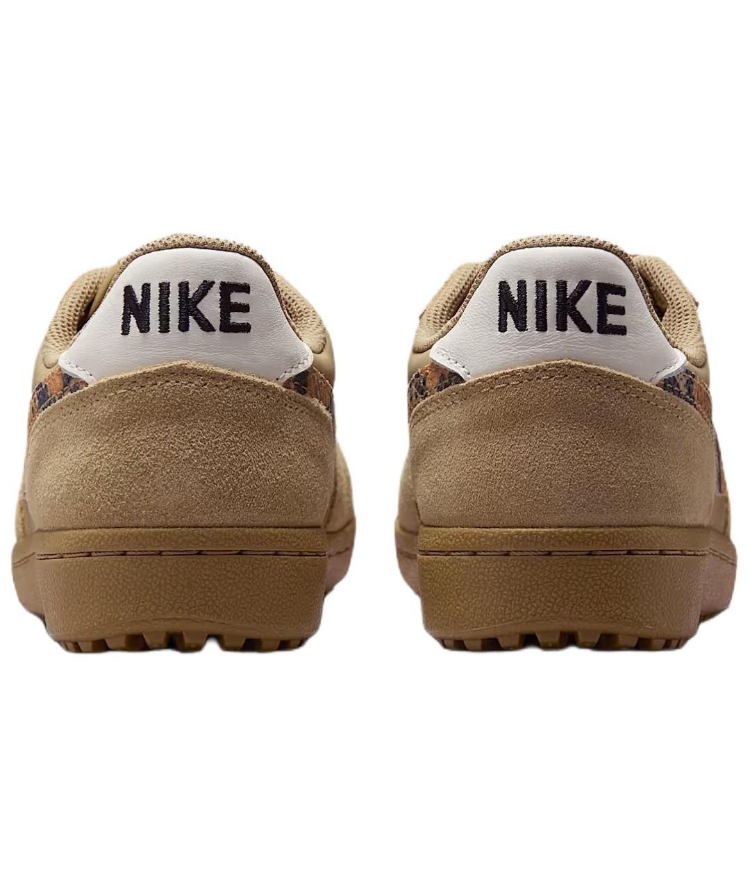 NIKE Коричневые замшевые низкие кроссовки / кеды, фото 5