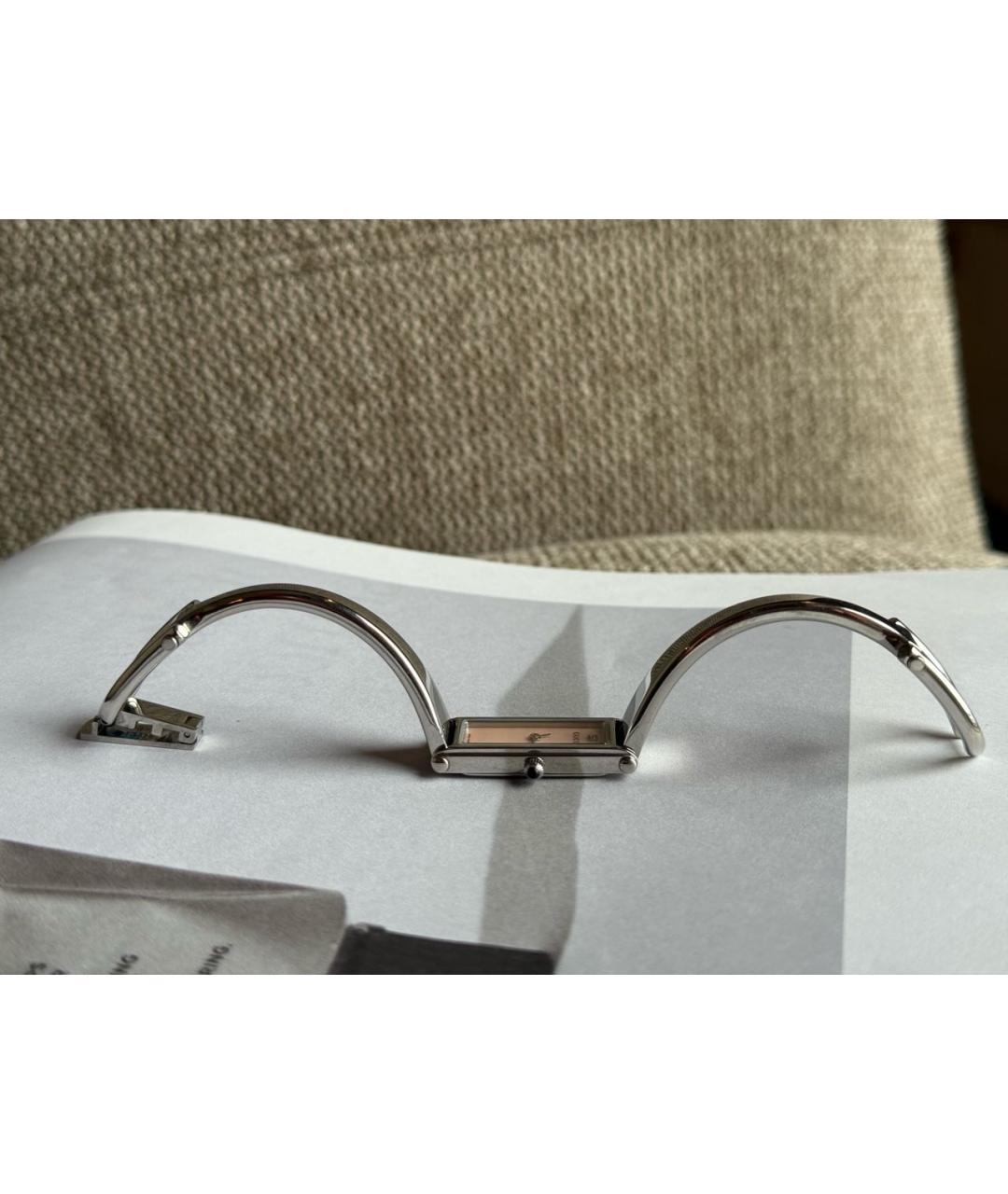 GUCCI Серебряные стальные часы, фото 6