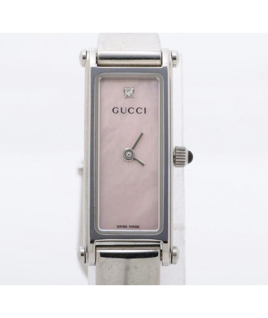 GUCCI Серебряные стальные часы, фото 9