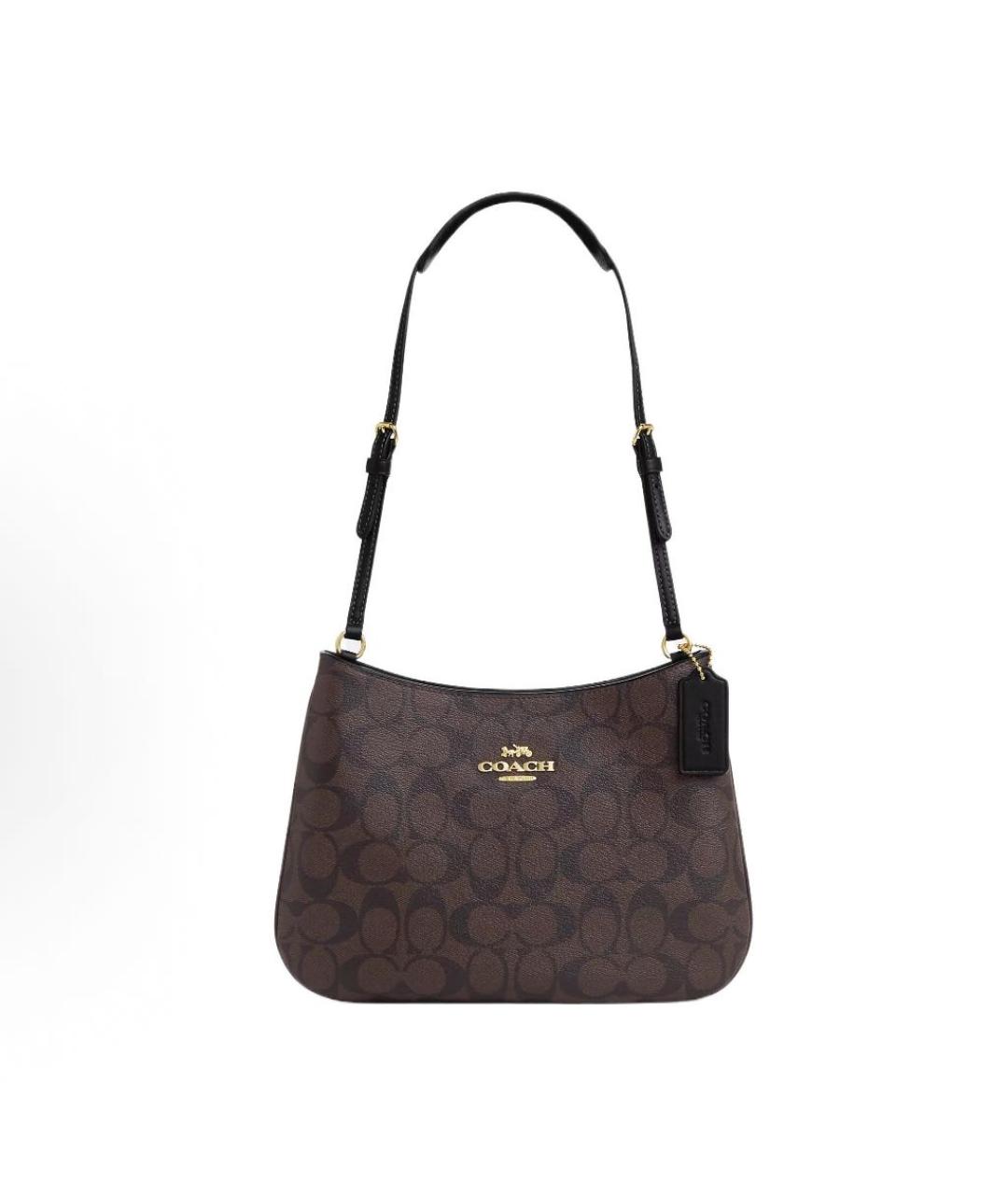 COACH Коричневая сумка через плечо, фото 8