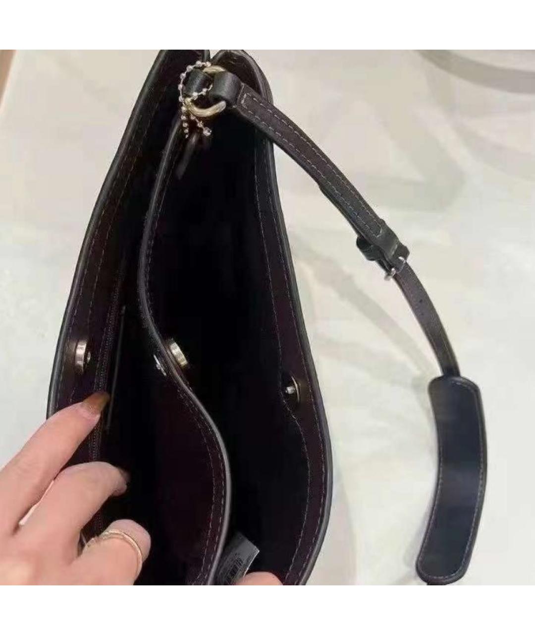 COACH Коричневая сумка через плечо, фото 7