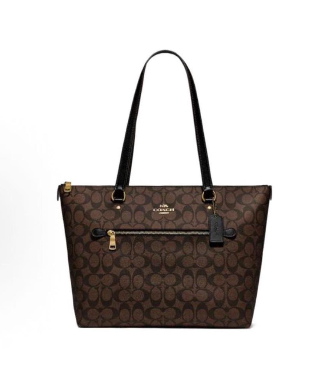 COACH Коричневая сумка тоут, фото 9