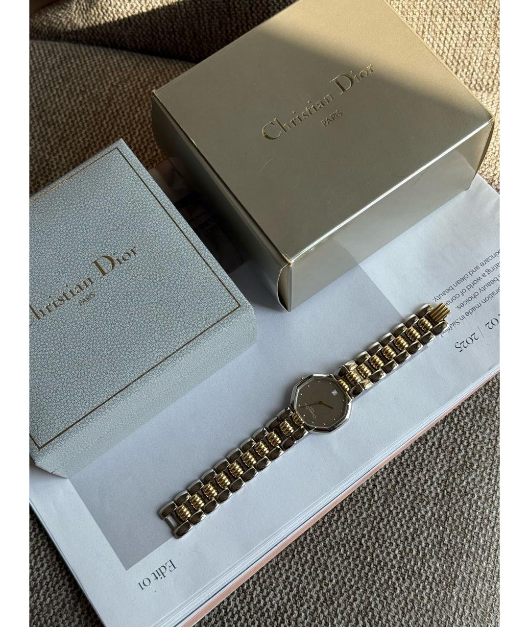 CHRISTIAN DIOR Серые стальные часы, фото 4