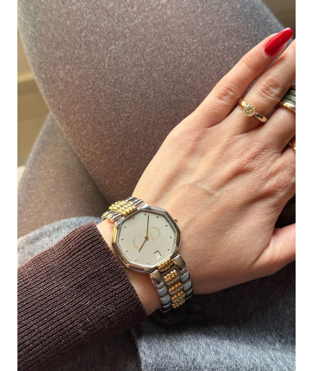 CHRISTIAN DIOR Серые стальные часы, фото 5