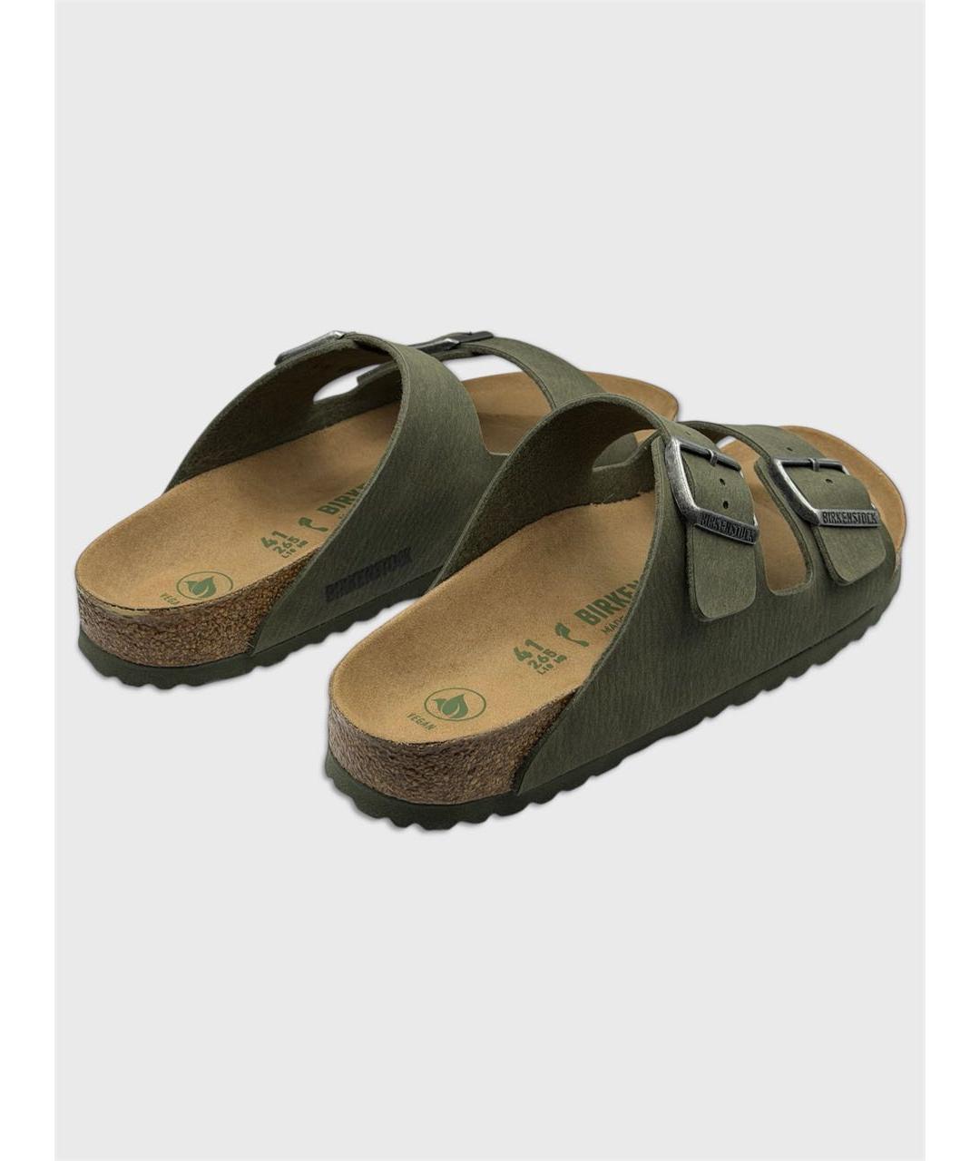 BIRKENSTOCK Хаки замшевые сандалии, фото 4