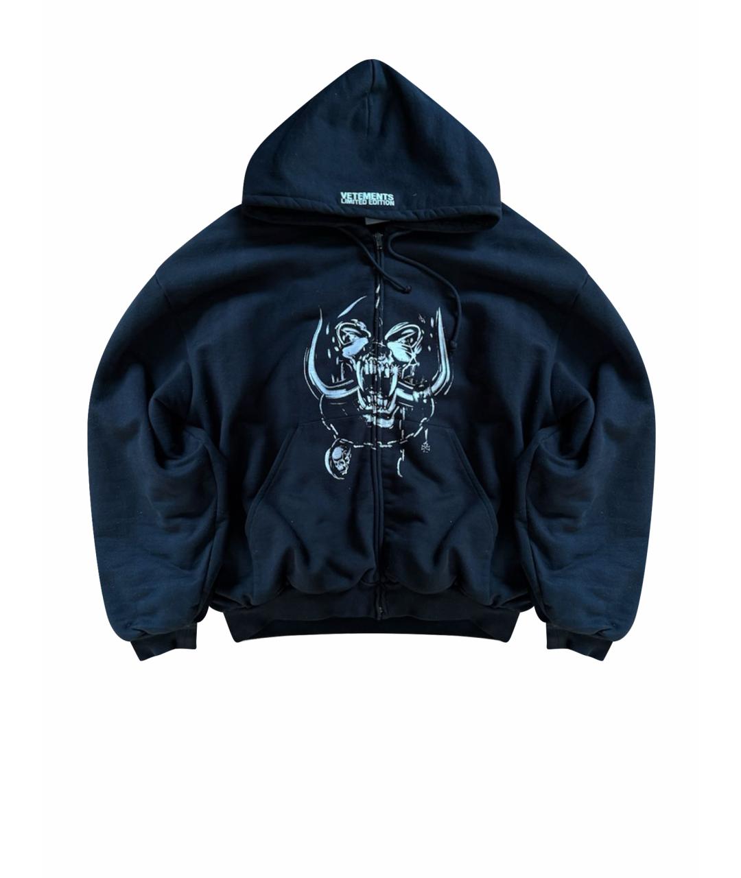 VETEMENTS Черная хлопковая куртка, фото 1