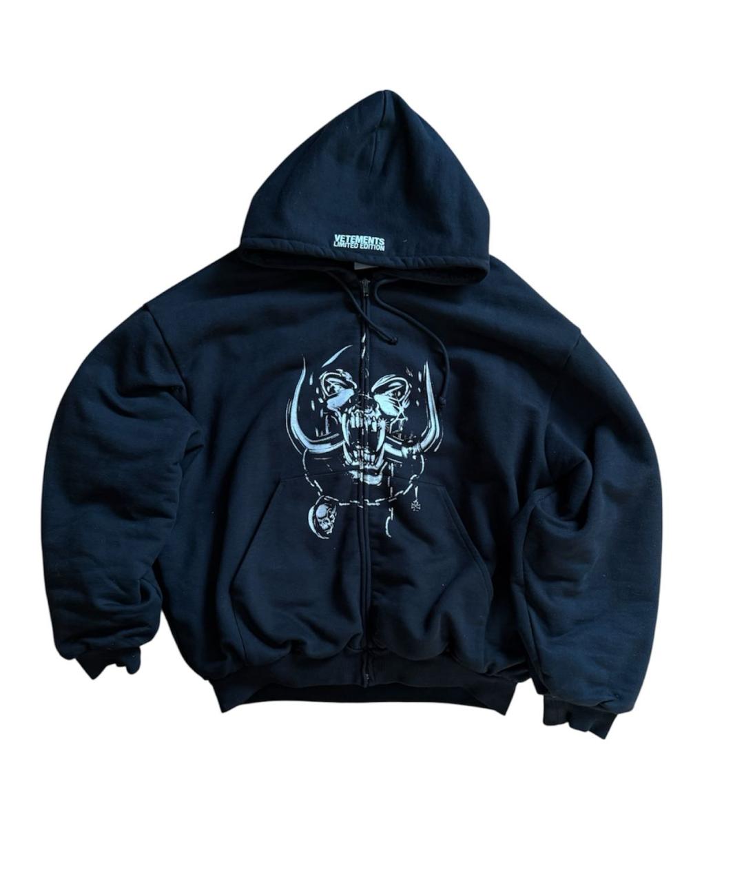 VETEMENTS Черная хлопковая куртка, фото 7