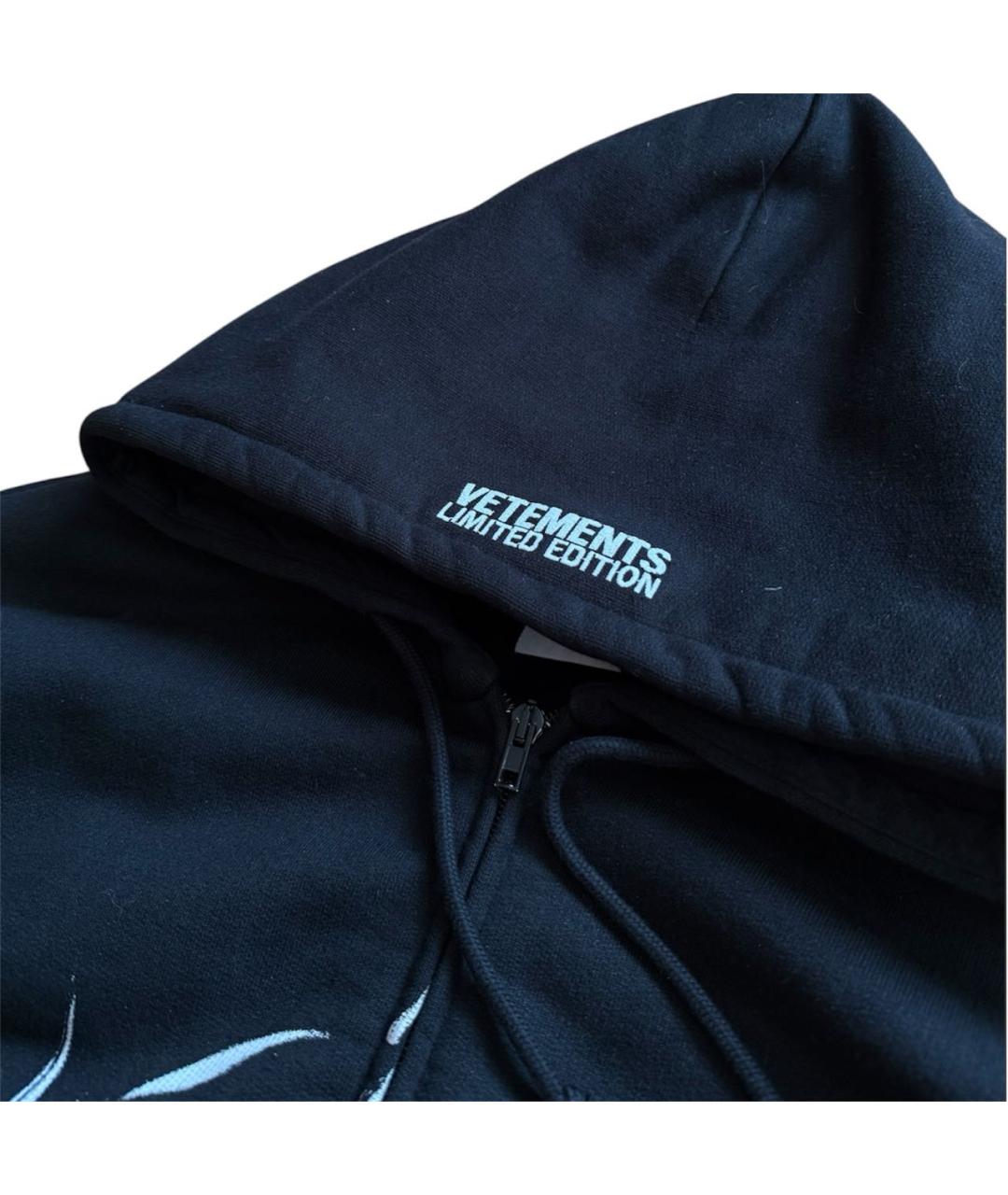 VETEMENTS Черная хлопковая куртка, фото 3