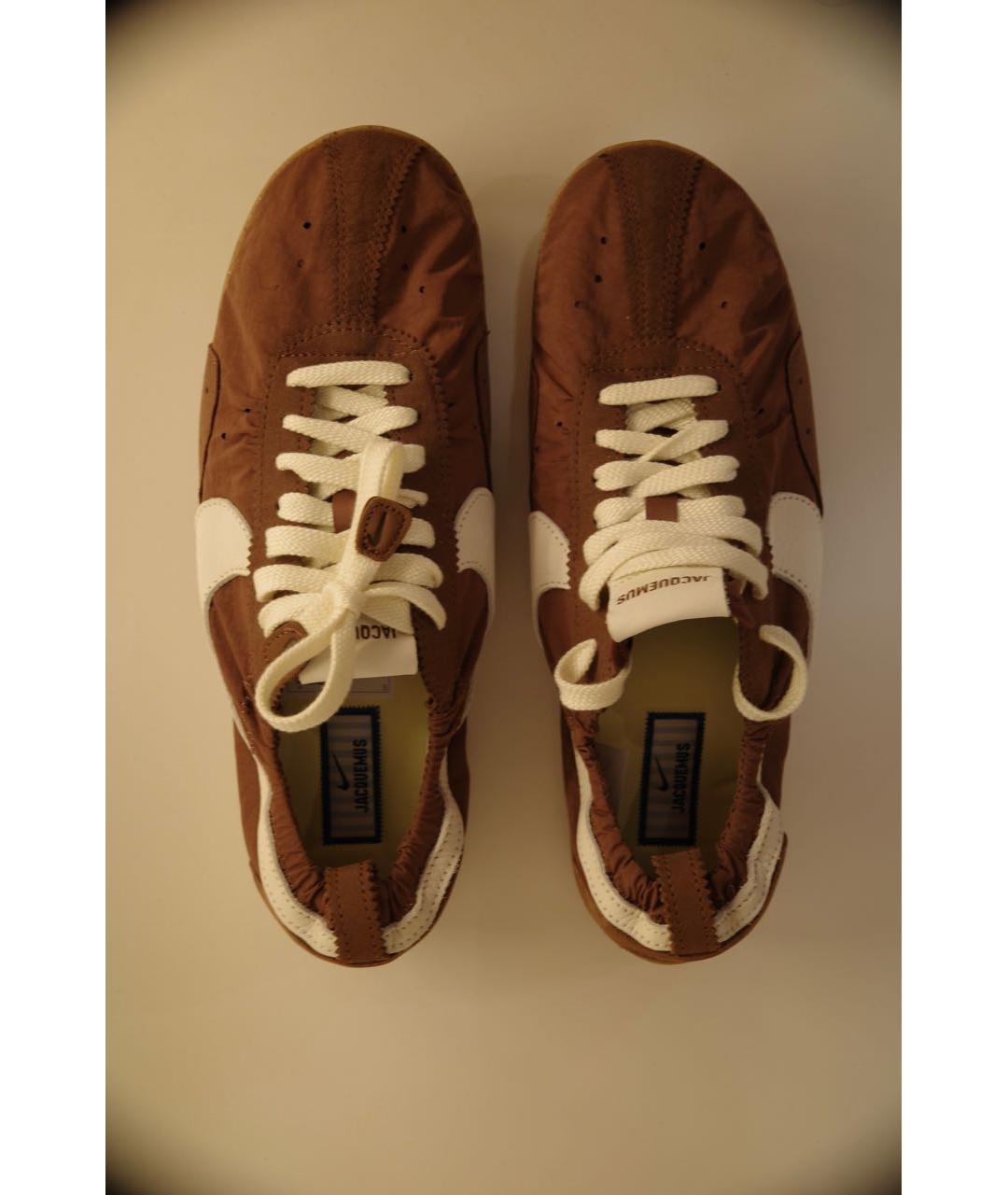 JACQUEMUS Коричневые низкие кроссовки / кеды, фото 3
