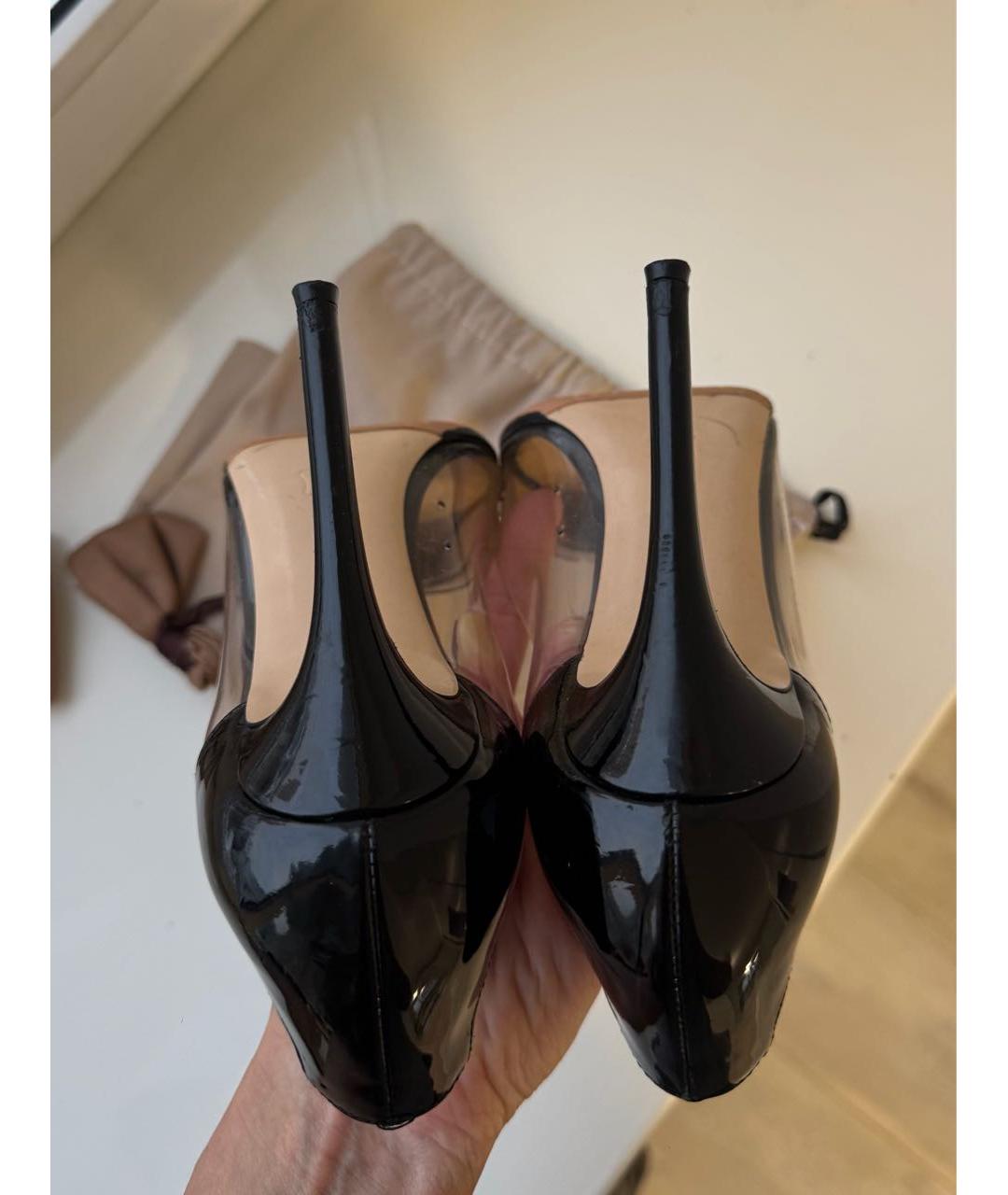 GIANVITO ROSSI Черные туфли из лакированной кожи, фото 5