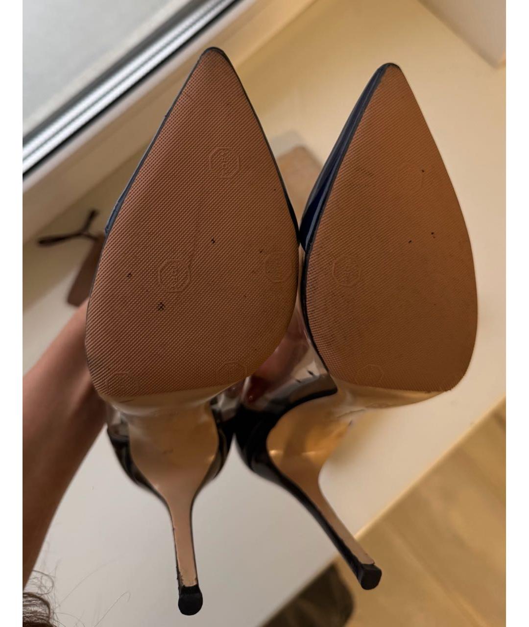 GIANVITO ROSSI Черные туфли из лакированной кожи, фото 6