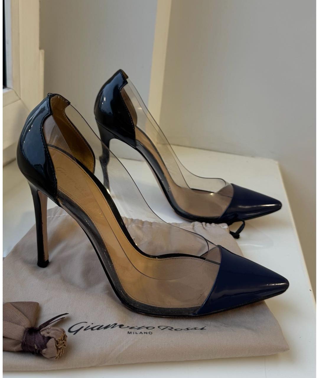 GIANVITO ROSSI Черные туфли из лакированной кожи, фото 7