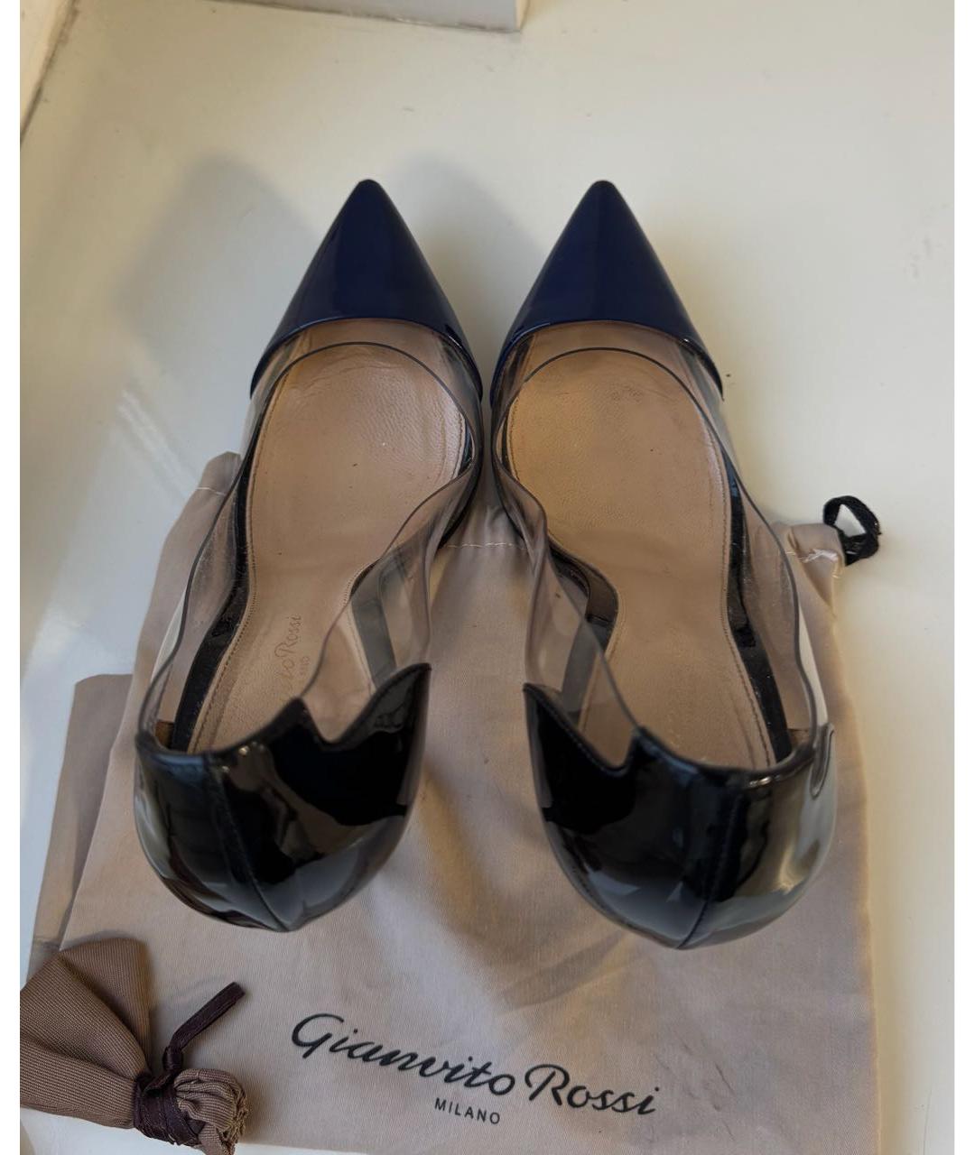 GIANVITO ROSSI Черные туфли из лакированной кожи, фото 3