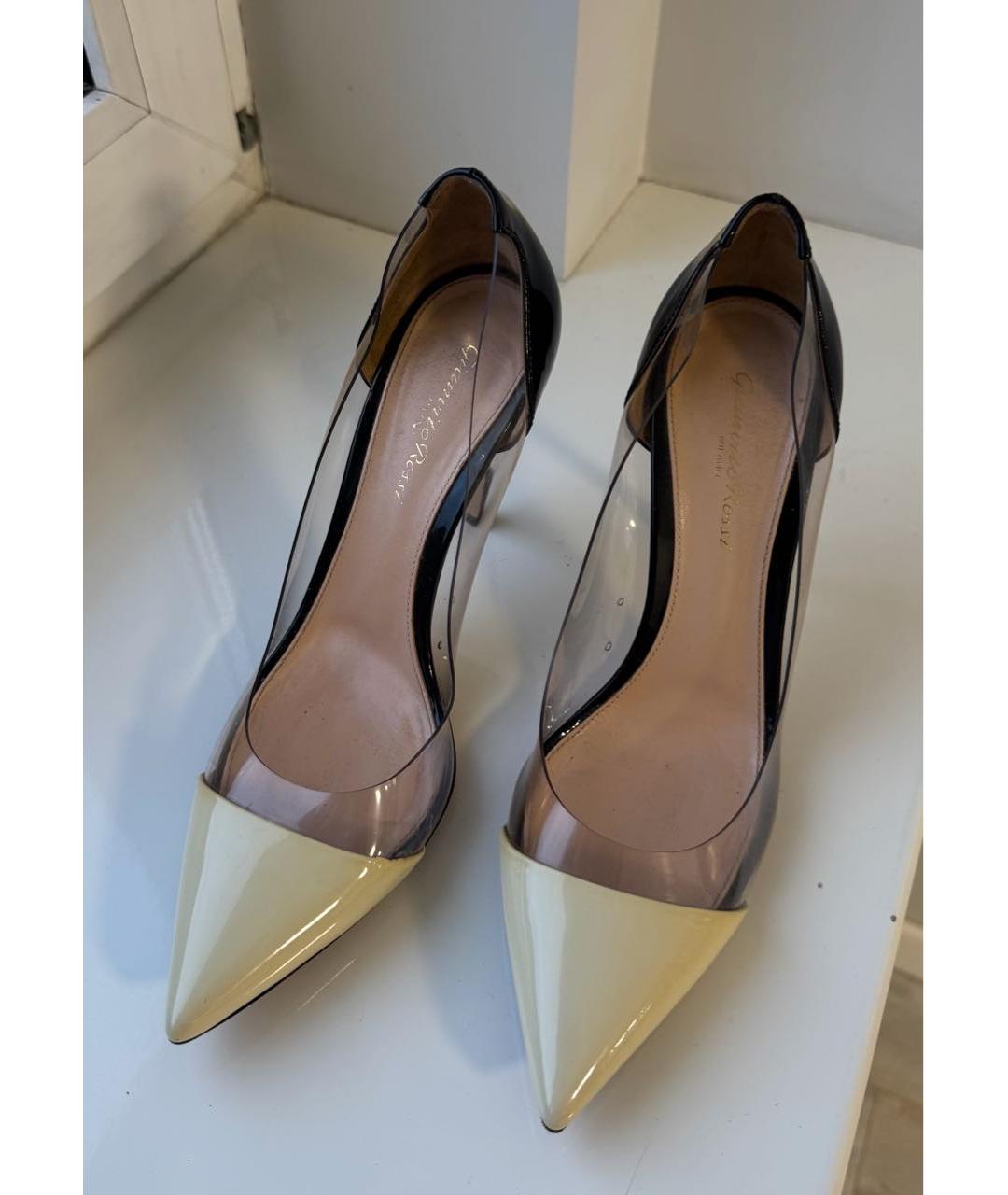 GIANVITO ROSSI Белые туфли из лакированной кожи, фото 2