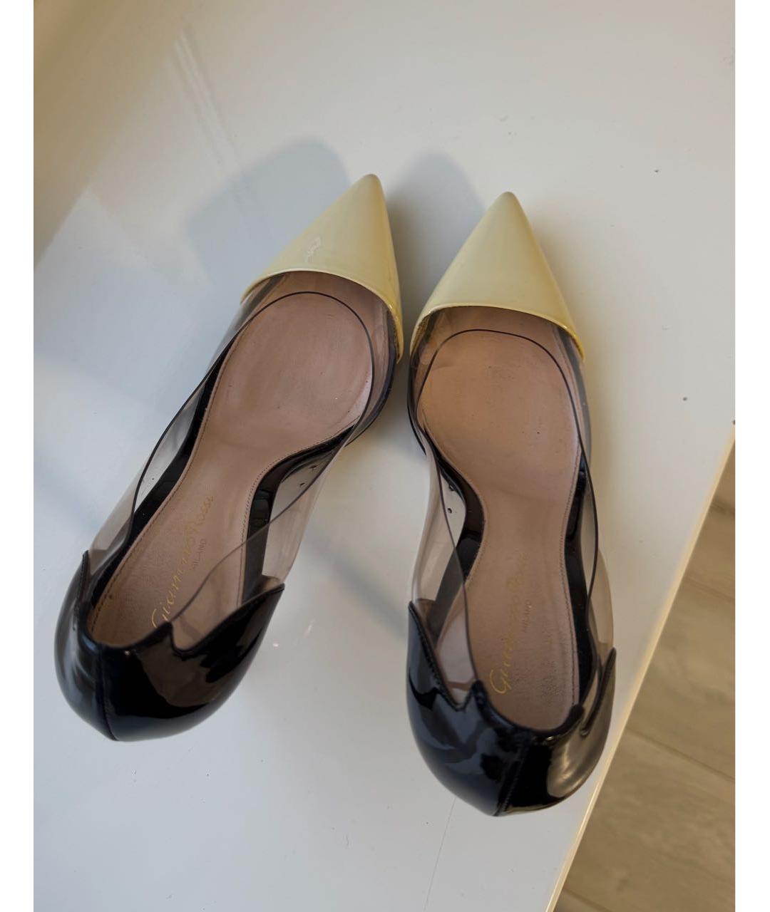 GIANVITO ROSSI Белые туфли из лакированной кожи, фото 3