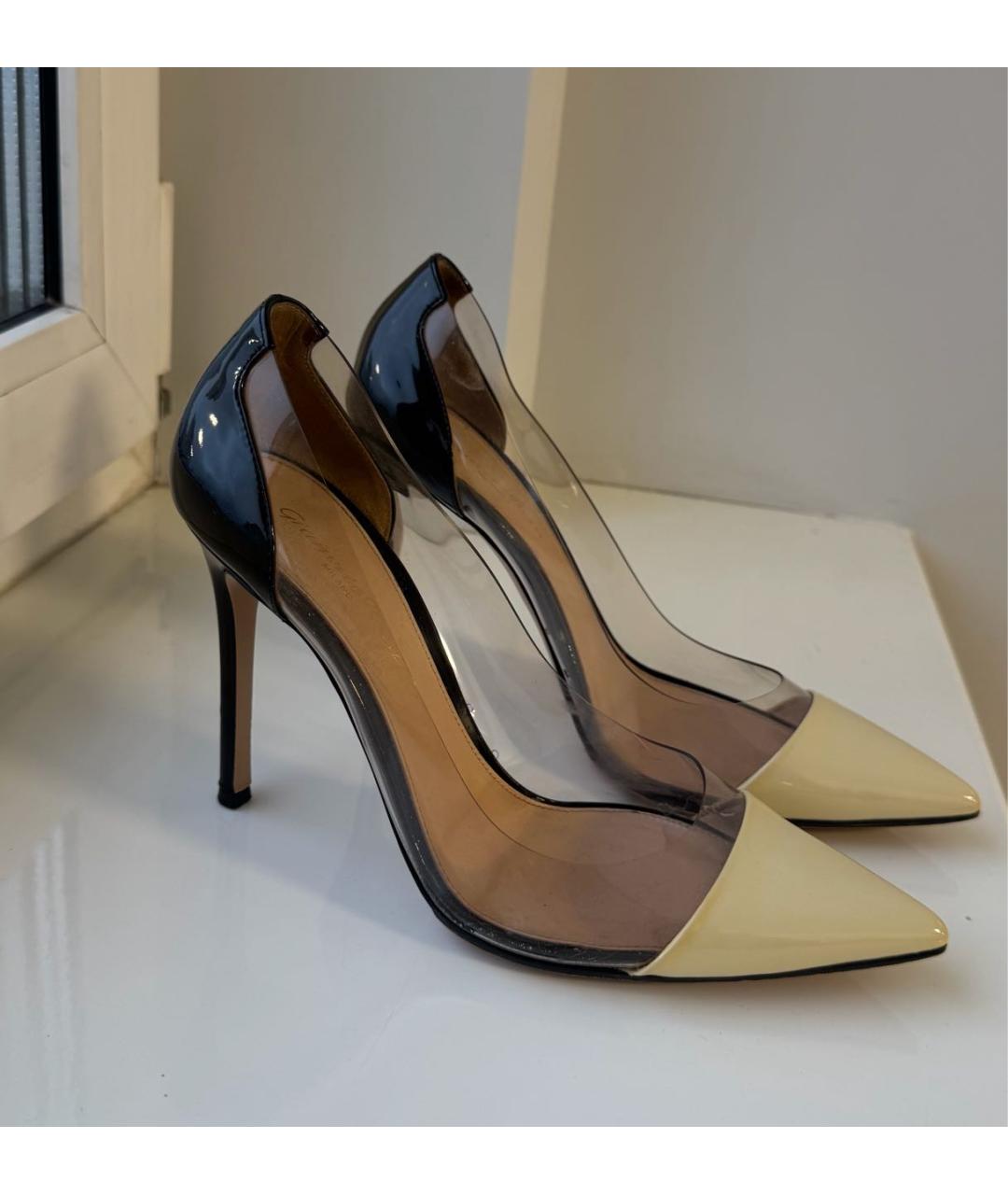 GIANVITO ROSSI Белые туфли из лакированной кожи, фото 6