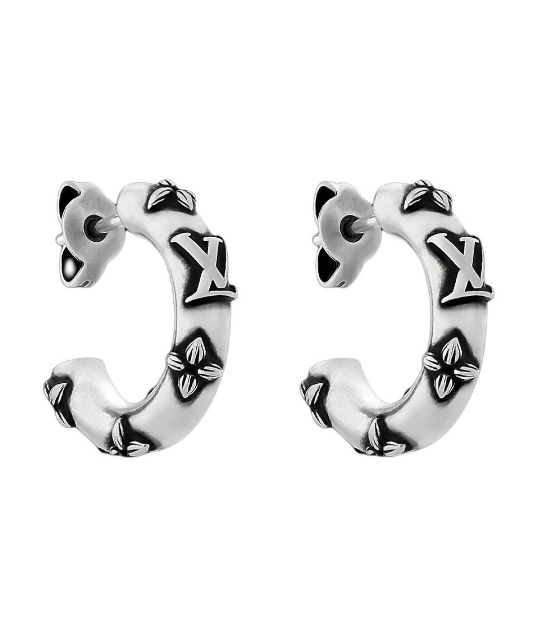 LOUIS VUITTON Серебряные серебряные серьги, фото 2