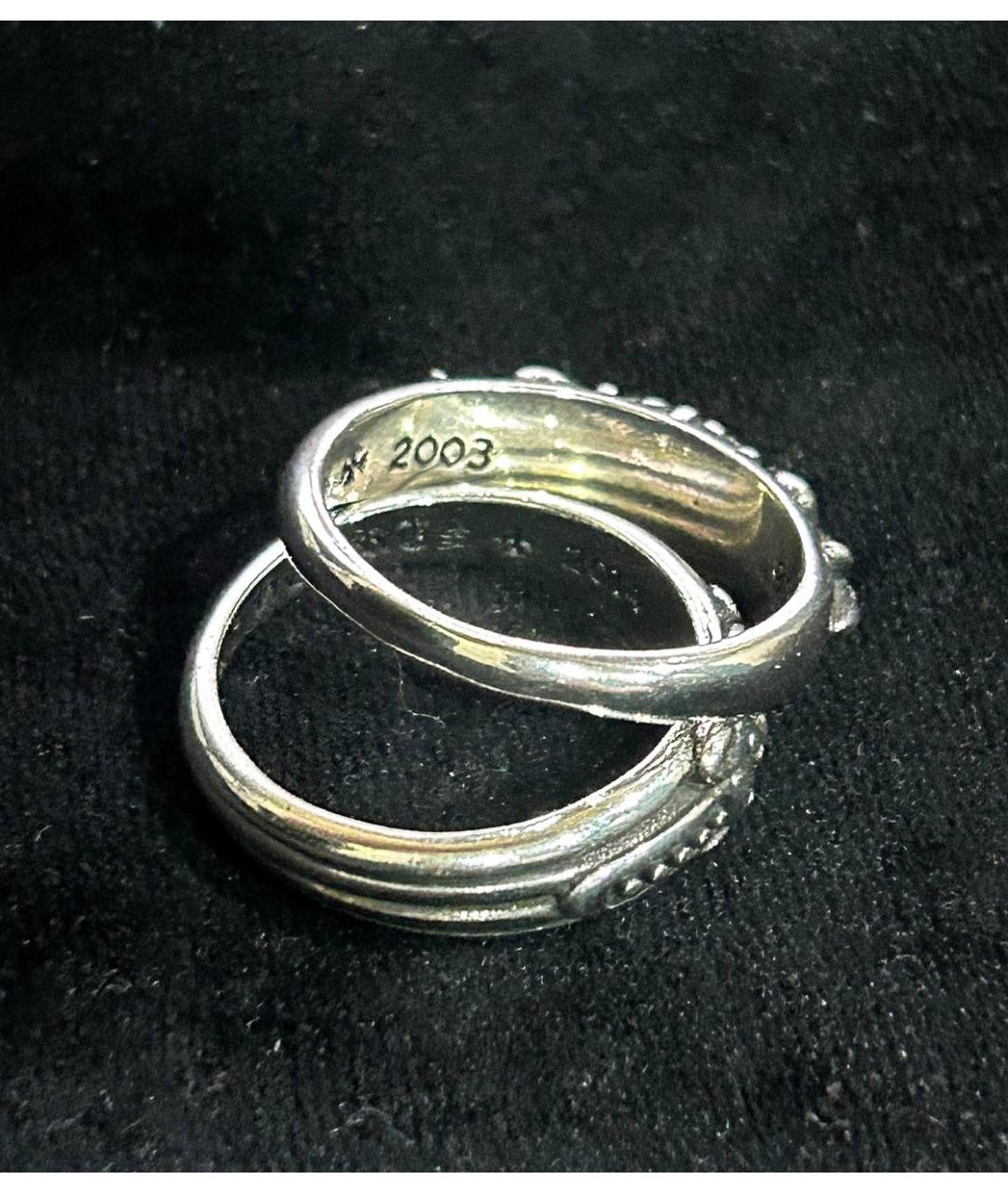 CHROME HEARTS Серебряное серебряное кольцо, фото 5