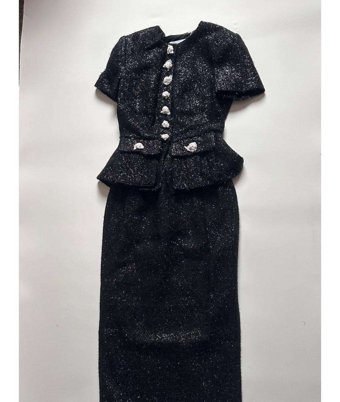 SELF-PORTRAIT Черное повседневное платье, фото 2